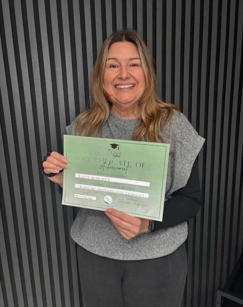 Lucy Burnett - Korean Masterclass Lashlift Graduate